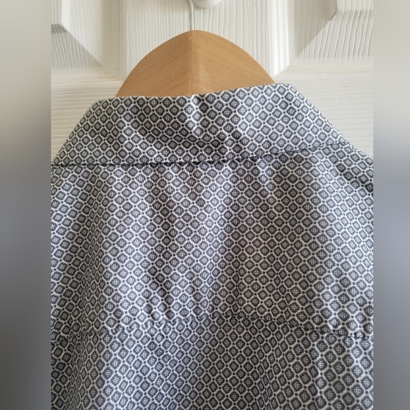 Zachary Prell Modern Mosiac Geometric Print Button Down Shirt - Picture 4 of 12